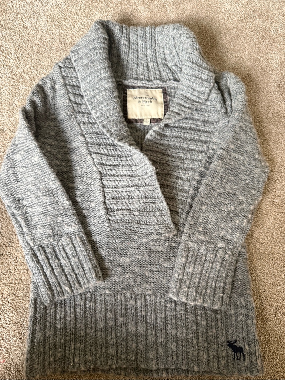 Vintage Style Abercrombie Cowl Neck Sweater